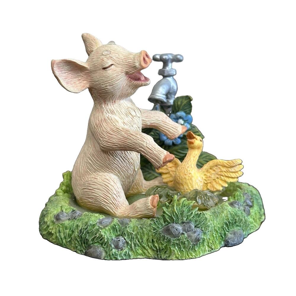 The Hamilton Collection Figurine Hog Wash! PigPen Pals Collection
